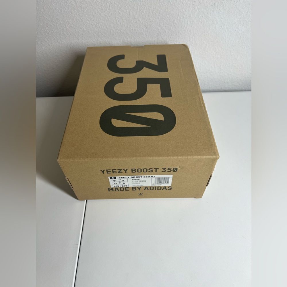 EMPTY BOX Yeezy SLIDE Shoe Box Sz 8,5 Adidas Black FU9006
